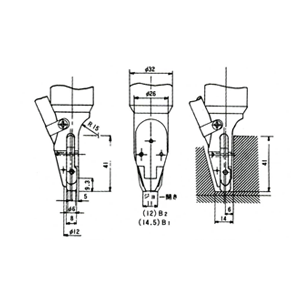 図：スリム型 30A,30B1,30B2